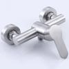 304 Stainless Steel Bathroom Faucet Shower Black Silver Faucet Wall Mounted Bathtub Shower Mixer Tap Shower Faucet Mixer Taps