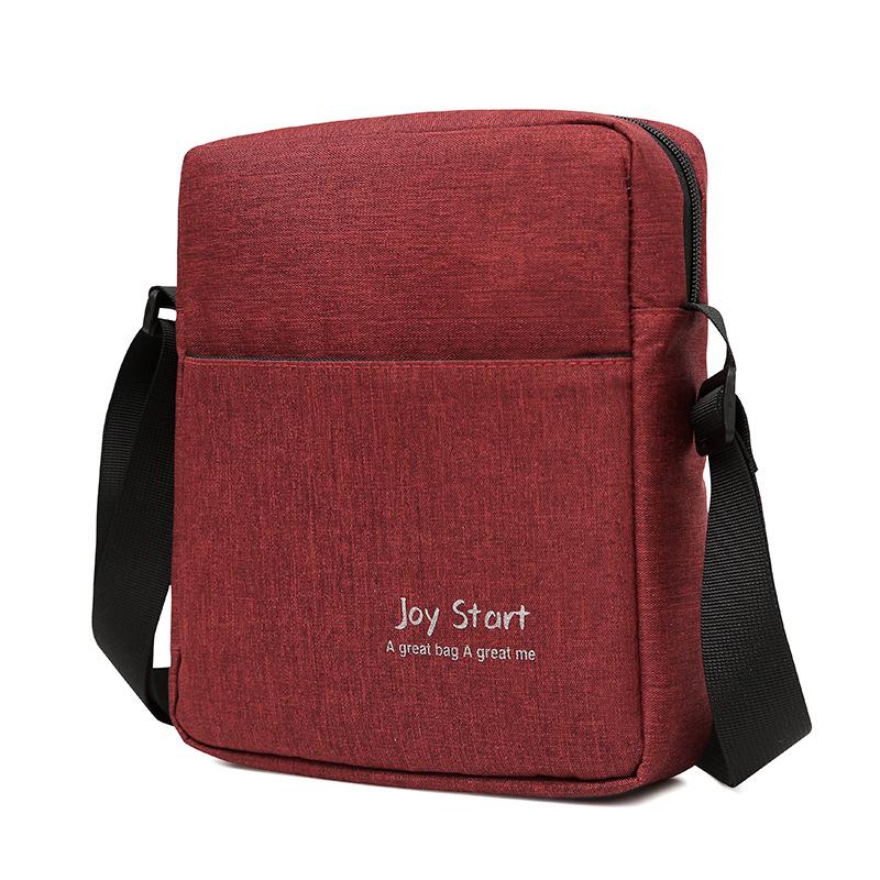 Men'S Casual Shoulder Bag Lightweight Nylon Shoulder Waterproof Messenger Bag Outdoor Backpack