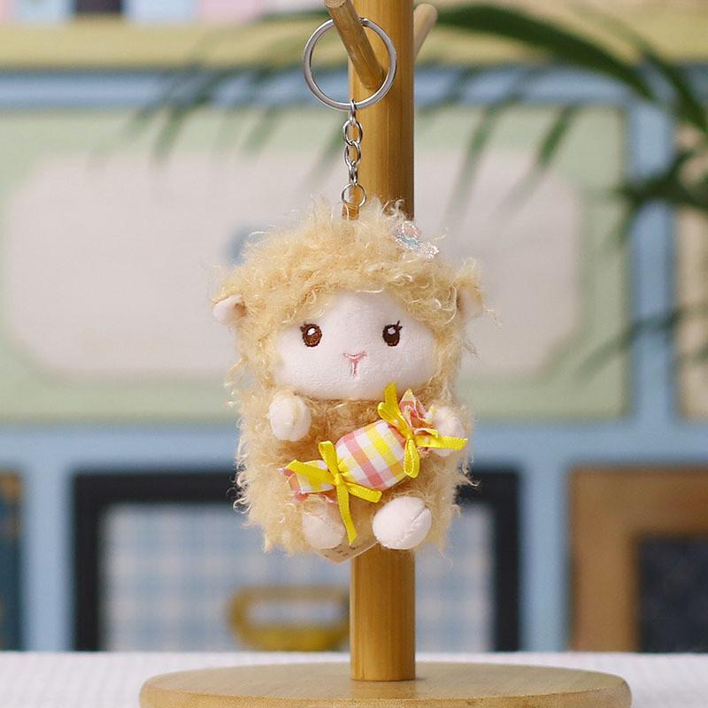 Plush Sheep Keychain With Cotton Filling For Kids And Adults Cute Bag Charm