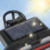 Solarladung 4 Beleuchtungsmodi Sicherheitswarnung Rücklicht LED Fahrräder Rückleuchte Wasserdichtes Rücklicht Fahrräder Rücklicht