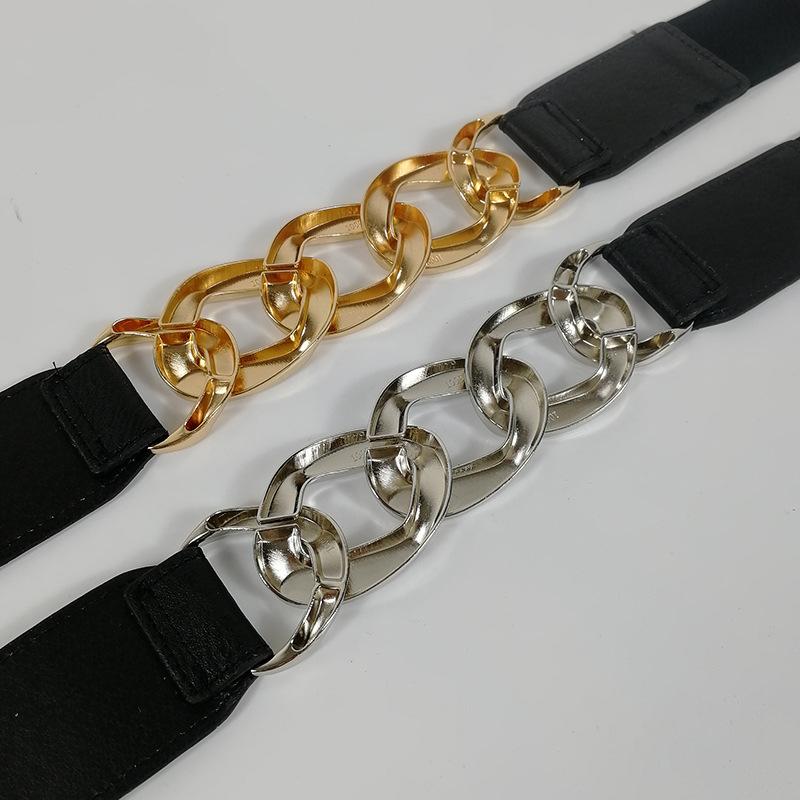 Four Seasons Available New Belt Women'S Leather Fashion Versatile Jeans Belt Decoration With Skirt, Suit, Sweater Waist Cover