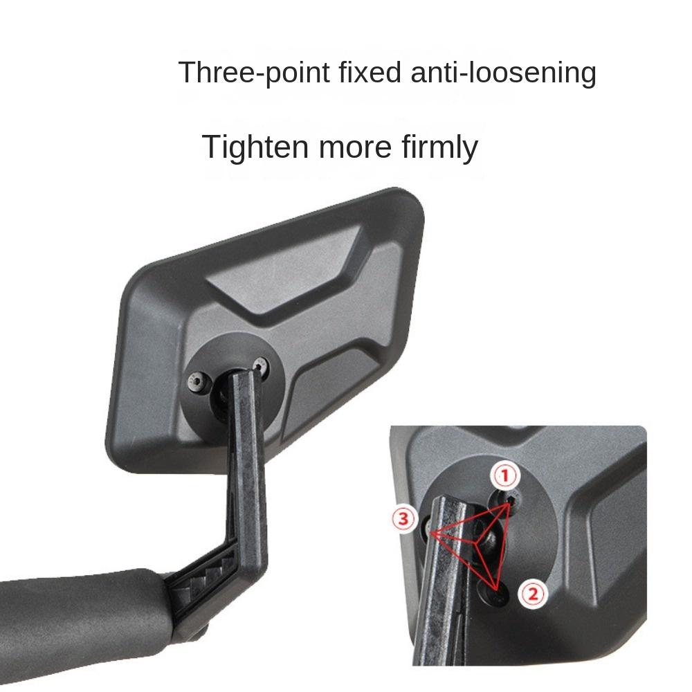 

Stainless Steel Mirror Surface Rearview Mirror Foldable Rod End Mirror Cycling Equipment