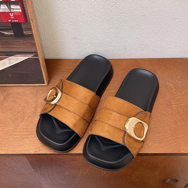 Fashion Female Shoes Slippers Women Summer Slides Platform 2025 Soft Retro House Slippers Platform Shoes Slipers Women Slides 2025 Soft