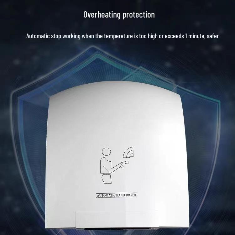 Smart Induction Wall-Mounted Hand Dryer for Hotels, Supermarkets, and Restrooms