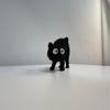 Stereo Tactile Spiky Cat Keychain 3D Printed Fidget Grip Toy Fun Stress Relief Pendant  Cat Lovers