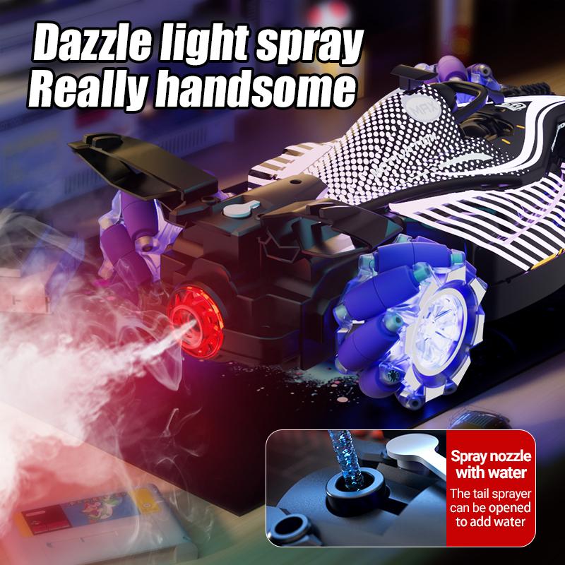 RidzoRi Spezial-Drift-Remote-Controlled Spielzeugauto, einmaliges Sprühen für coole Rennwagen, Festtagsgeschenk