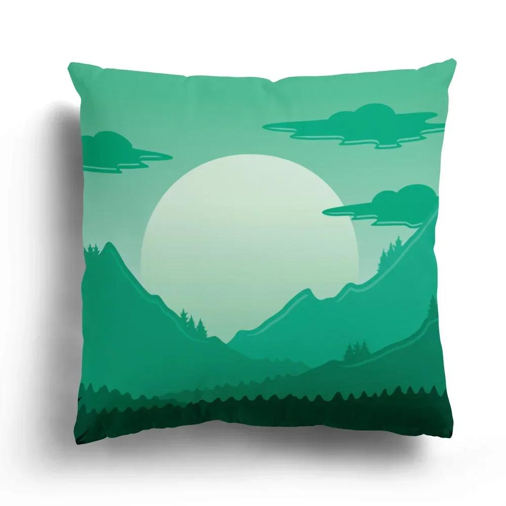 

Cushion Cover Pillow Autumn Scenery Home Decor Sofa Decorative 30x30cm