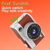 HD Mini Kids Camera CCD Portable Keychain Camera Outdoor Travel Christmas Gift with 0.96inch Display Support Memory Card