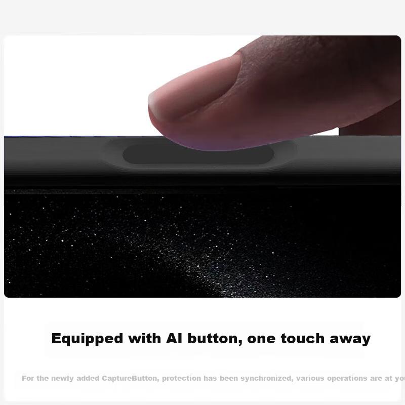 With Built-In Lens ProtectorMagnetic Case for Apple IPhone 16 Pro Max, with AI Camera Buttons, Full Liquid Silicone Anti-Yellowing Feel