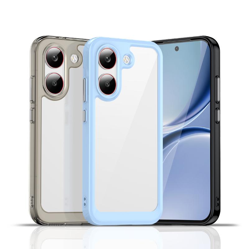 For Poco X8 Pro Clear Case For Xiaomi Poco X8 Pro Cover Funda Coque Hard Translucent Soft Frame Phone Bumper Poco X8 Pro