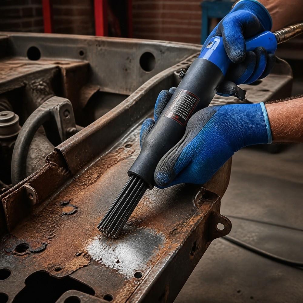 19 Pins Air Hammer Needle Hardened Alloy Steel Air Descaler Needle Descaling Needle Paint Removal