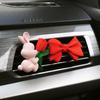 Cute Internet-Famous Bunny Car Air Freshener, Long-Lasting Aroma Diffuser, Car Vent Bouquet Decoration Clip, Gift for Girls