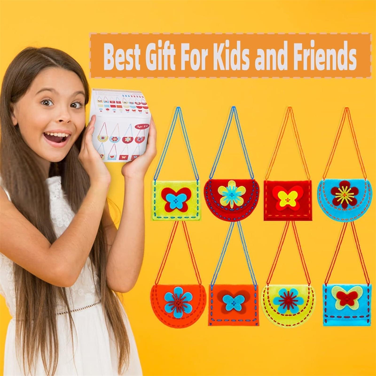 

Набор для шитья своими руками 8 штук Набор для начинающих Кошелек Ручная работа Набор Подарок ручной работы для девочек One Size