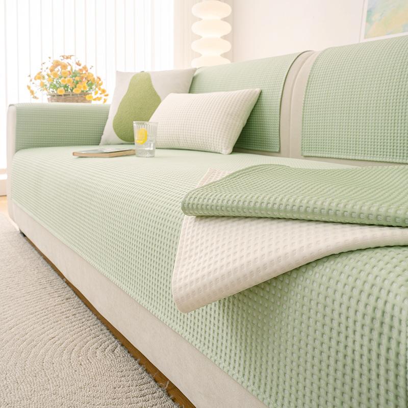 

Summer Ins Wind Sofa Cushion Mat Seat Cushion Advanced Leather Sofa Cover New Cover Cloth Towel Summer 70*70cm