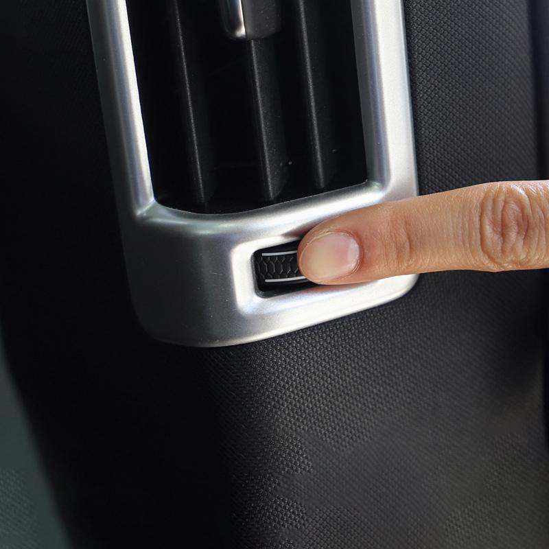 Car Rear B Pillar Air Vent Outlet Panel Cover Decorative Trim For Volvo XC60 XC90 S90 V90 2018-2020 2021 2022 2023 2024 2025
