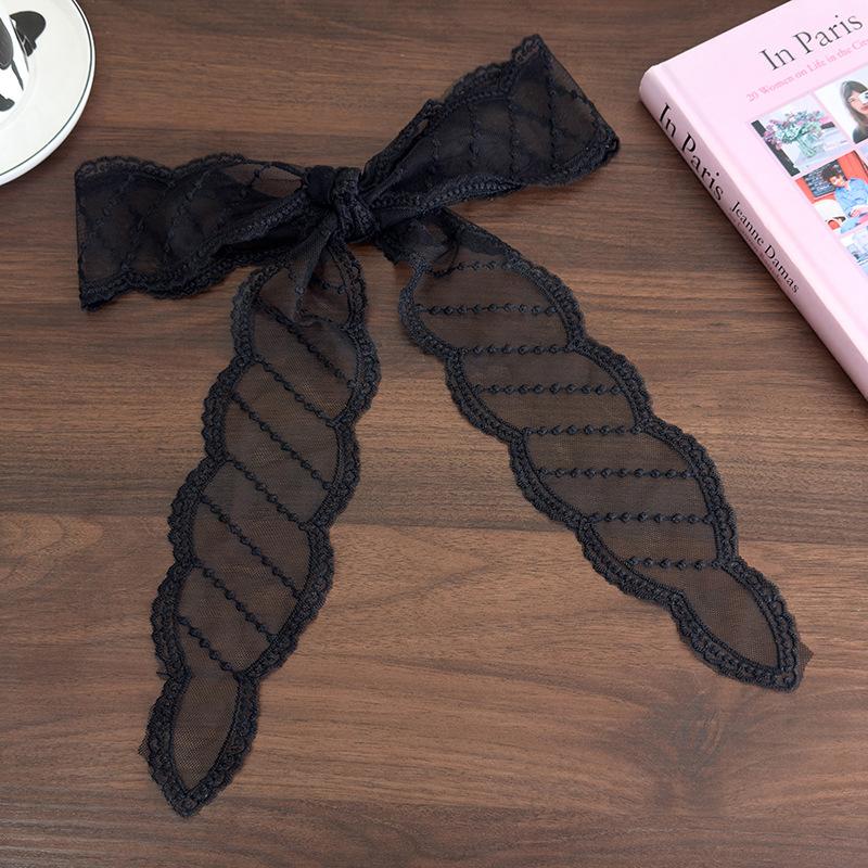 Sweet Versatile Narrow Long Scarf Solid Color Headbands For Women Girls  Floral Lace Scarf Long Ribbon Scarf Gifts