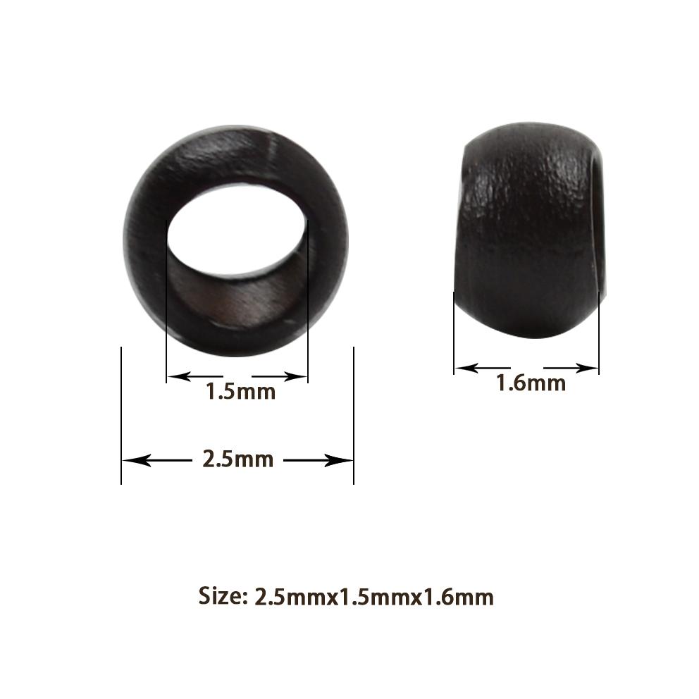 Hair Extensions Pliers Set 500 Pcs 2.5mm Micro Rings Links Beads 3-Hole I-tip Hair Pliers Loop Needle Threader