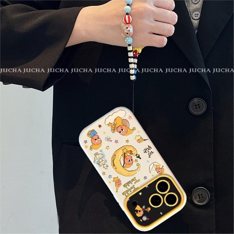 Applicable to iphone11 mobile phone case cartoon new apple 11promax cute 11 heat dissipation moon star person