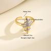 Nidin Trendy Two-Tone Plating Conch Shell Starfish Open Ring Adjustable For Women Minimalist Design Fashion Beach Jewelry Gifts