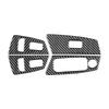 For BMW 5 Series G30 2018- Accessories Carbon Fiber Interior Car Windows Lifting Button Control Panel Trim Cover Stickers