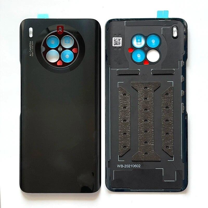 Carcasă pentru Huawei Honor 50 Lite NTN-LX1 LX3 LX22 Capac baterie din spate Ușă din spate cu cadru pentru obiectivul camerei