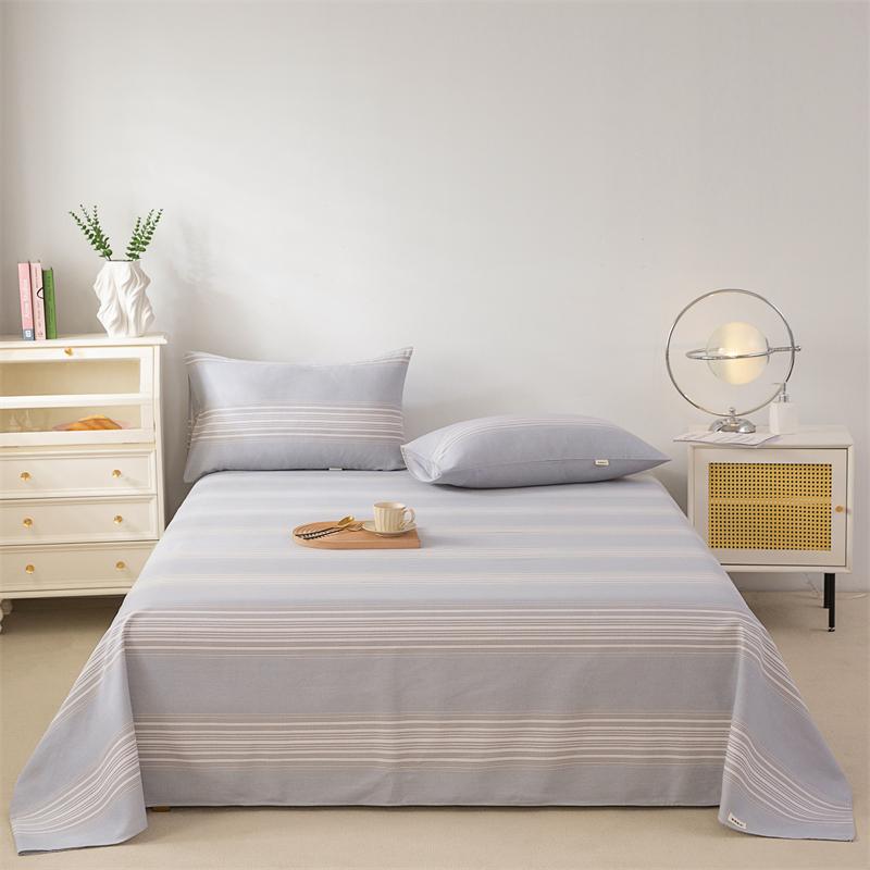 Cotton Thick Bed Sheet 1pc Flower Series Double Top King Sheets for Girls Boys Kids Single Queen King Size Bed Linen