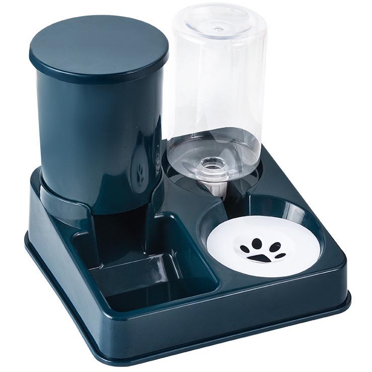 Dual Cat & Dog Feeder with Automatic Water Dispenser