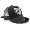 Cappellino da Baseball Unisex Ricamo Tigre Cappellino Trucker Rete Posteriore Traspirante Stile Street Cappellino Parasole