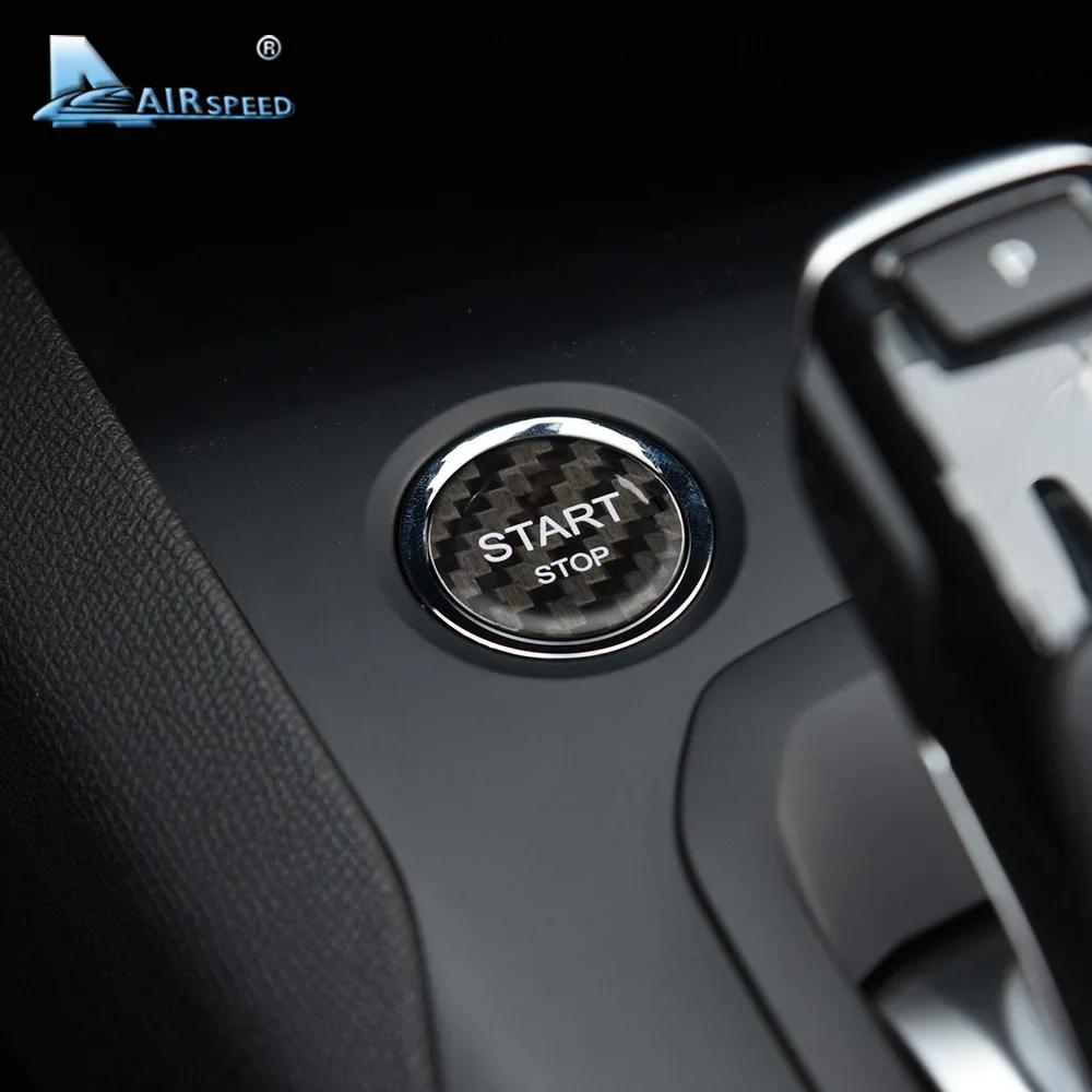 Carbon Fiber Engine Start Button Cover for Peugeot 408 308S 508 C4L DS5 2012-2023 Interior Sticker