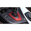 Car Console Gear Shift Frame Cover Trim For BMW 3 4 Series GT 2013-18 Red Matte