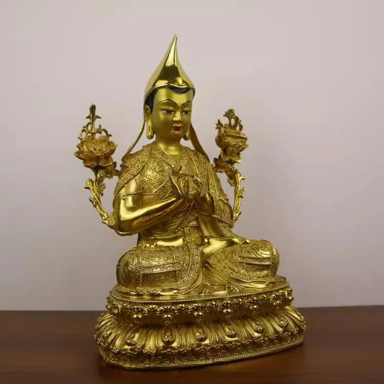 Feng Shui High Quality Copper Attract Wealth Master Buddha Statue Home Living Decoration