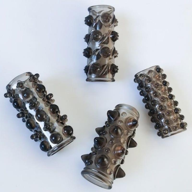 Penis Enlargement Sex Toys For Men Soft Cock Ring Stretcher Extender Sleeve Reusable Condoms Adults Products