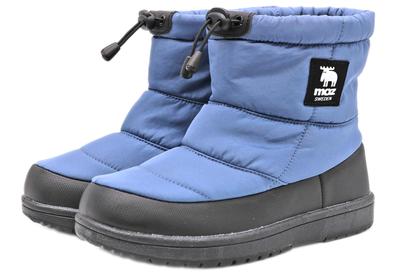 Botas de Neve Leves Mozu com e Tempo Frio Azul Femininas Repelentes à Água, Impermeáveis, Antiderrapantes, Proteção, 95022700,