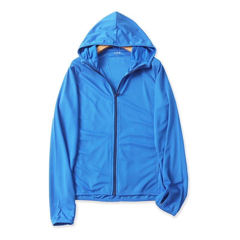 

Export Spring & Fall New Arrival Women s Outwear Loose Slim Looking Temperament Wild Anorak Younger Fashion Sun Protection Clothing Blue M