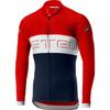Fleece Thermal Cycling Jersey Winter Road Mountain Biking Unisex Warm Long Sleeve Bike Top