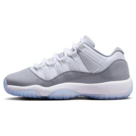 Air Jordan 11 Retro Low Cement Grey GS Retro Sneakers 528896-140