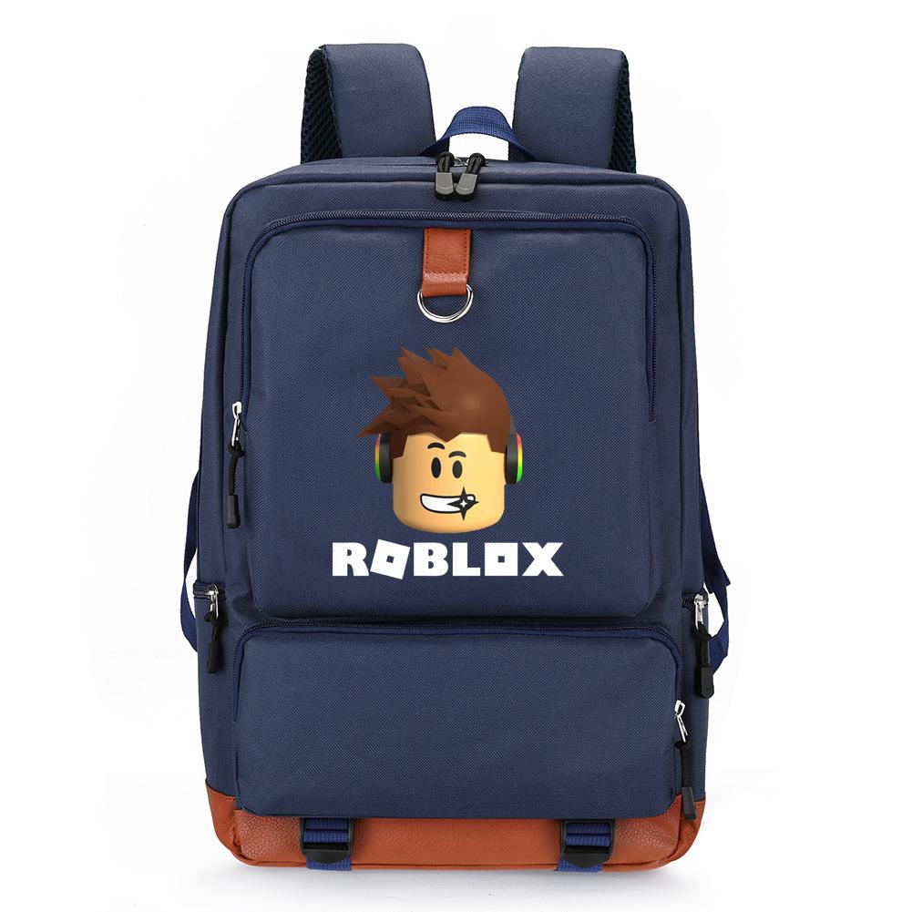 Virtual World Roblox Games Men'S And Women'S Backpacks Backpacks Student School Bags Travel Bags Computer Bags