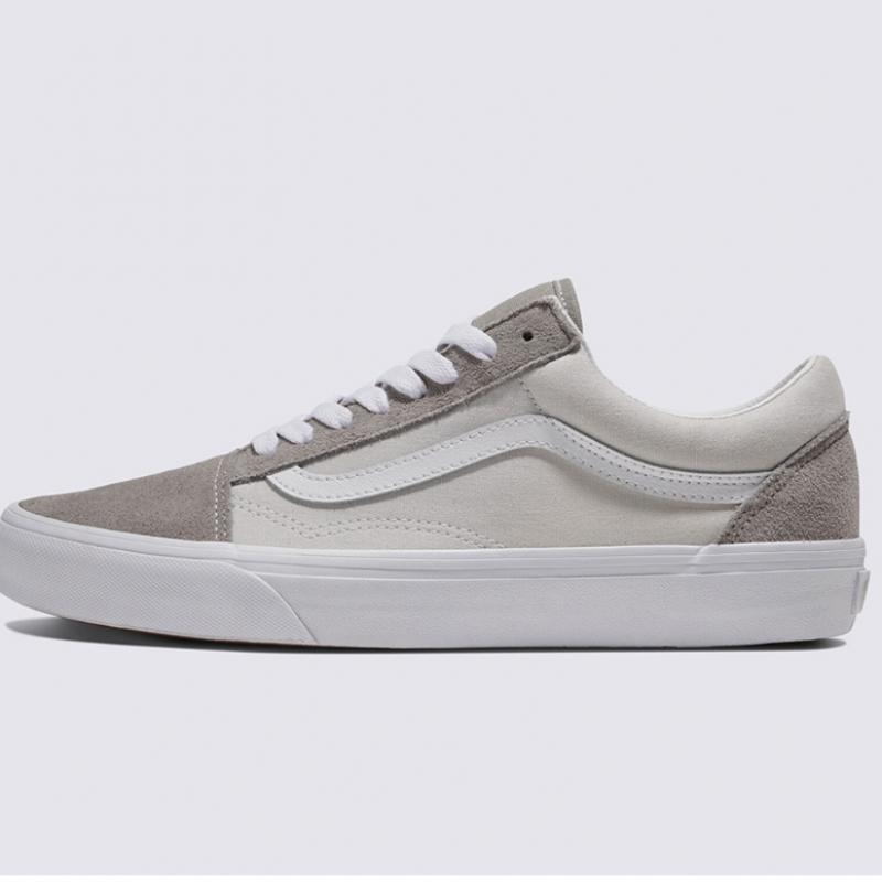 Barnes Old School   Canvas  Suede Block Grey Vn000ct8bgf1