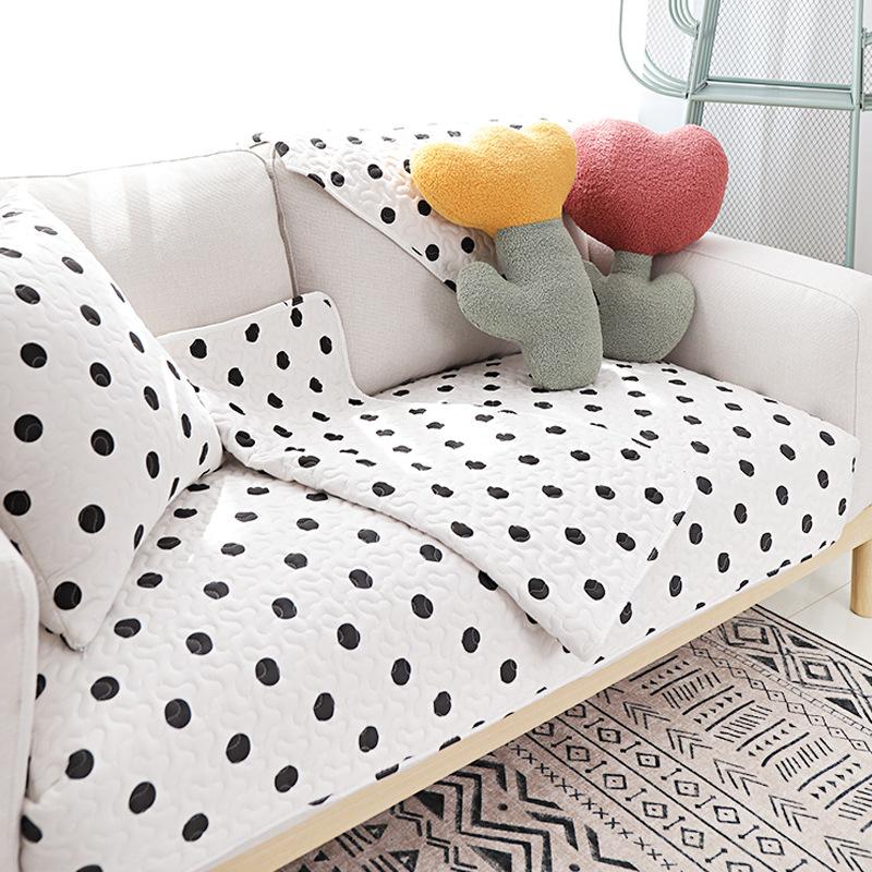 

Нескользящая ткань из чистого хлопка с рисунком «Счастье», подушка для дивана, модульный чехол для дивана, простой современный саржевый хлопок 70*70