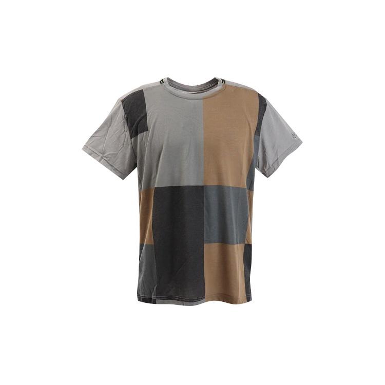 Nike Training Top Multicolor Splicing Breathable Sports Short Sleeve Gray Men s CJ4743-077 L
