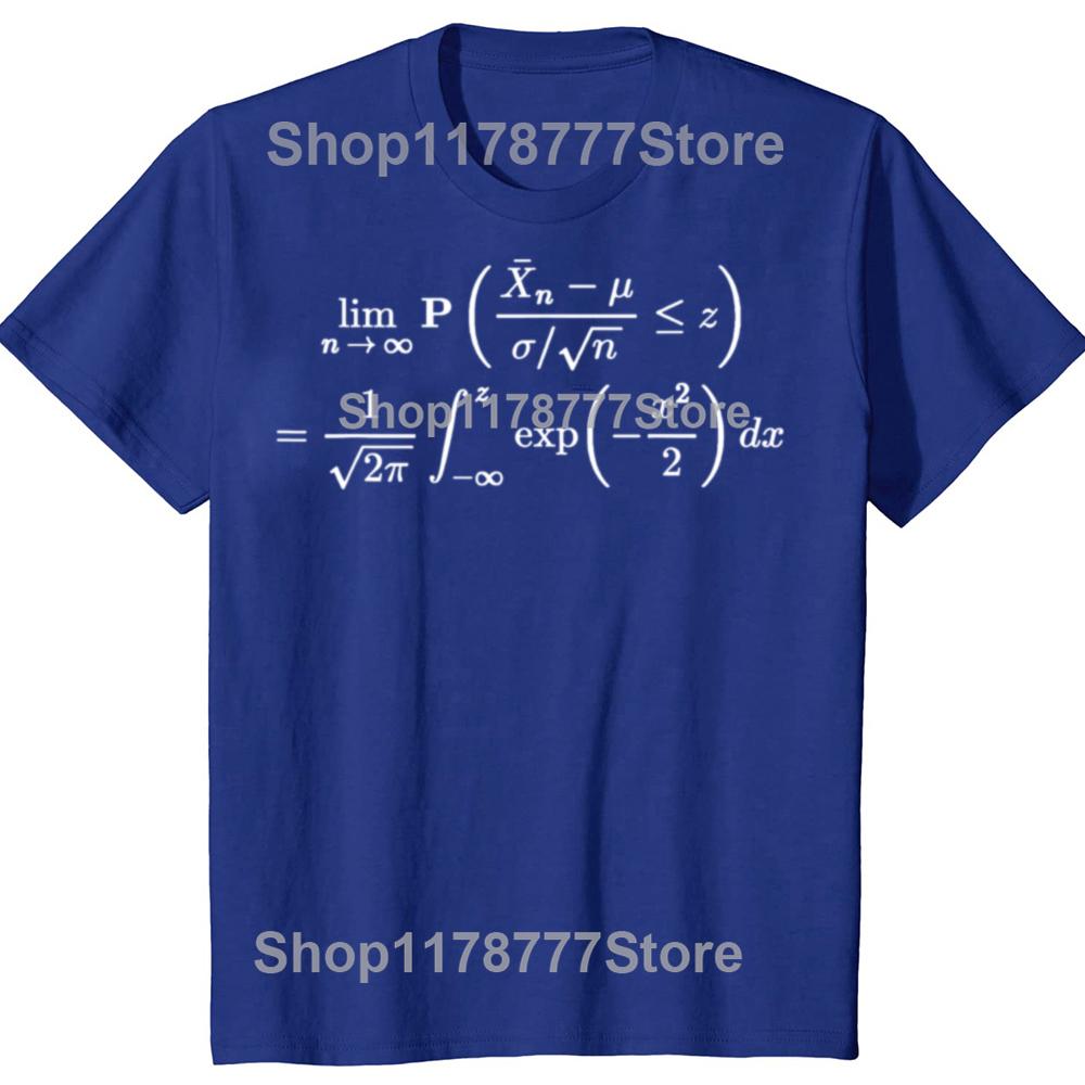Funny Central Limit Theorem Probability Statistics Data Science T Shirts Gifts Mens Fashion Casual Loose Oversized T Shirt