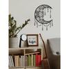 Metal Mandala Moon Wall Art Boho Home Decor Sculpture Gift Wedding