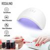 ROSALIND Max 36W lampa LED suszarka do paznokci 18 diod LED UV lampa lodowa do suszenia żel polski zegar automatyczny czujnik narzędzia do manicure