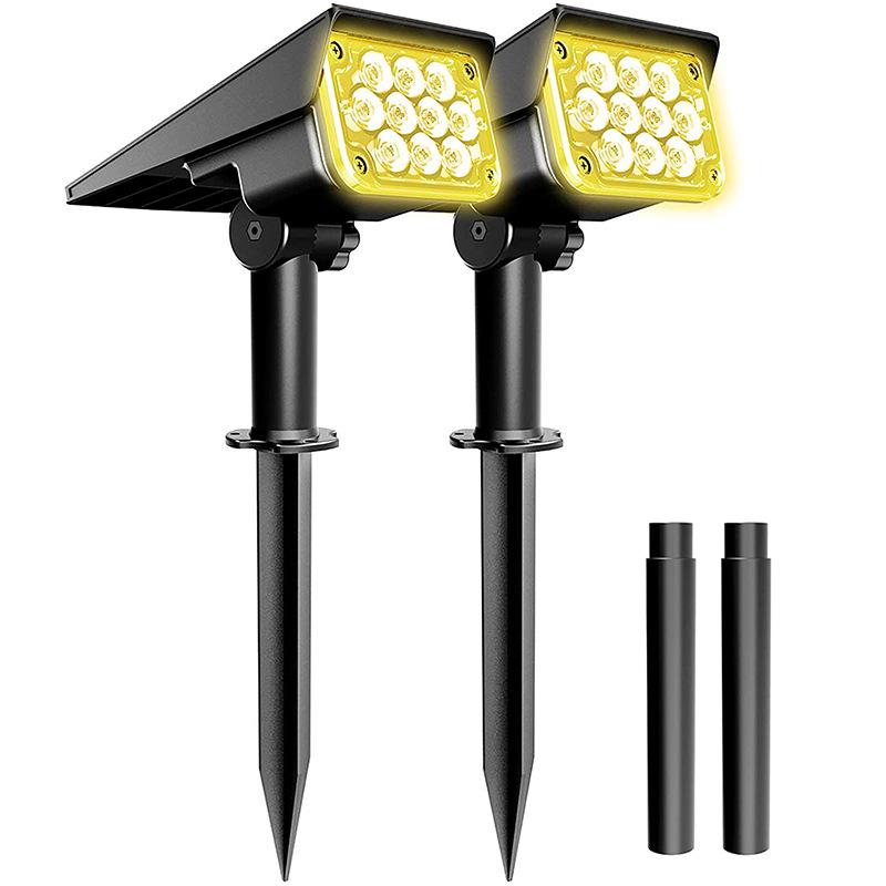 Waterproof LED Solar Garden Spotlight for Trees and Landscapes