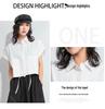 2025 Fall Women's Loose Short Sleeve Blouse - Chic, Casual & Stylish
