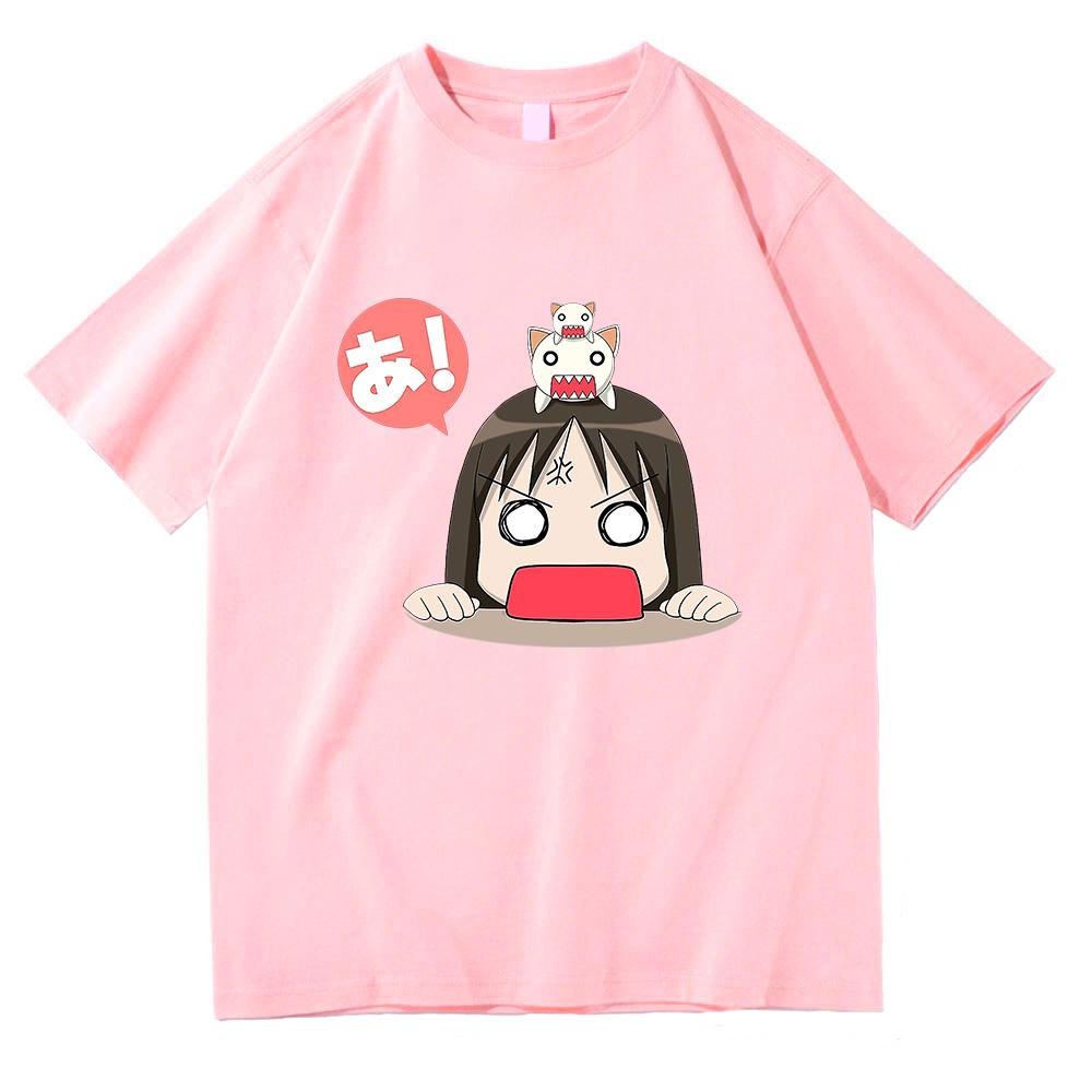 Anime Azumanga Daioh T Shirt Women Kawaii Chibi Osaka and Chiyo Chan's Dad T-Shirts Men Tees Summer Cotton Oversize Tops