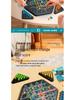 Triangle Chess Rubber Band Puzzle Toy for Kids - Multiplayer Strategy Game