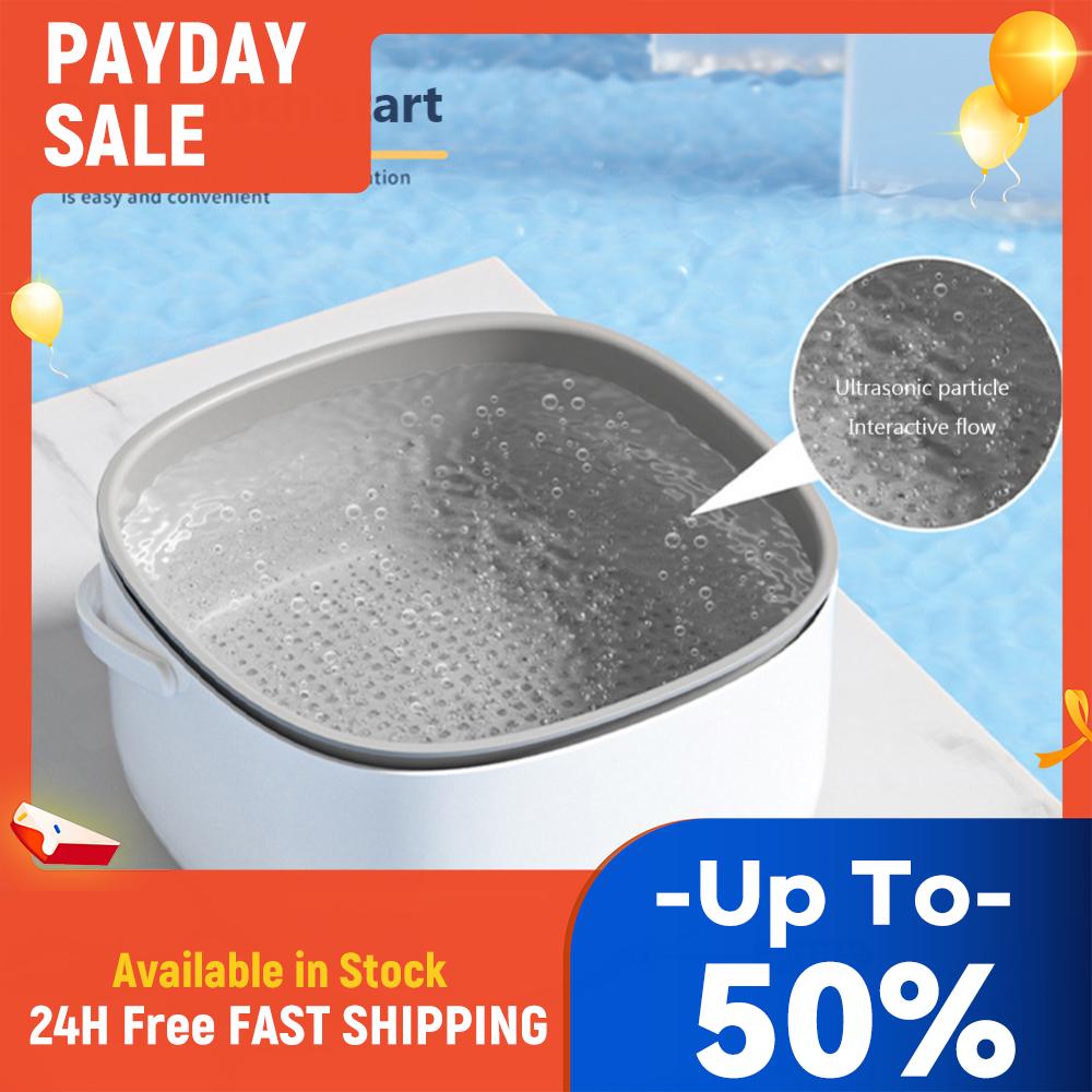 

Ultrasound Fruits Cleaning Machine with Handle Electric Vegetable Washers Household Kitchen Gadgets for Tableware Bottles China Mainland