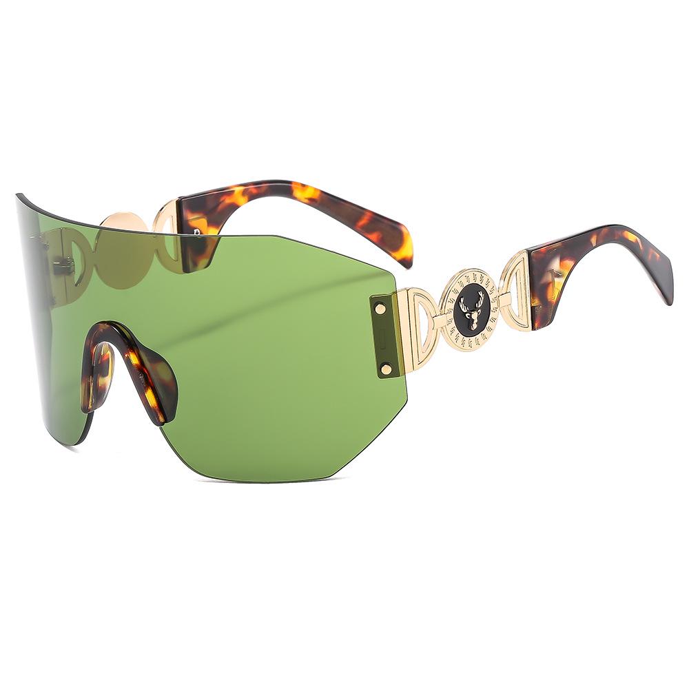 2025 Trendy Unisex Sport Cycling Windproof Sunglasses with Fashionable Hollow Temple Design