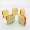 Squishy Toy Bread Slice Toast Simulation Food Creative Fun Rebound Kneading Vent Stress Relief Music Home Office Desk Gifts